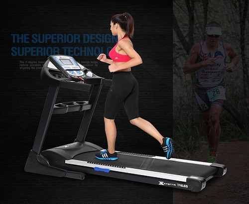 美国XTERRA司特拉跑步机TR6.65智能app操控超静音健身房专用商用款