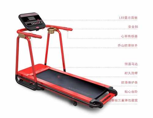 美国Johnson乔山跑步机TT520可折叠可定制桌板小型智能电动家用款