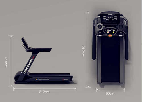 美国Harison汉臣跑步机DISCOVER T3610商用家庭式超静音大型健身房专用豪华智能商用款