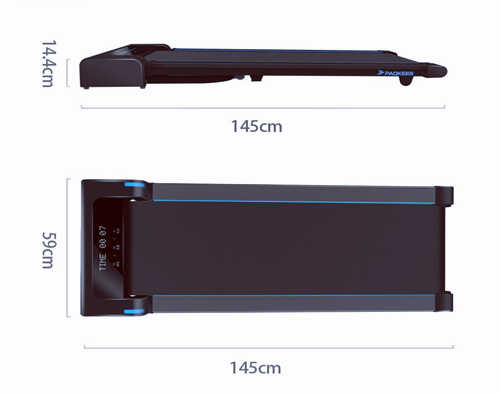 跑客跑步机LPAD-PKL1240PAD智能走步机型全折叠小型超静音电动家用款