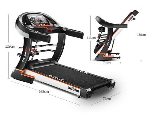CHISLIM启迈斯跑步机T600D-1智能彩屏多功能家用款