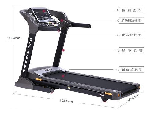 ZXCH正星跑步机1500A520电动折叠静音家用款