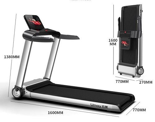 YeeJOO祐美跑步机A6超静音折叠电动家用款