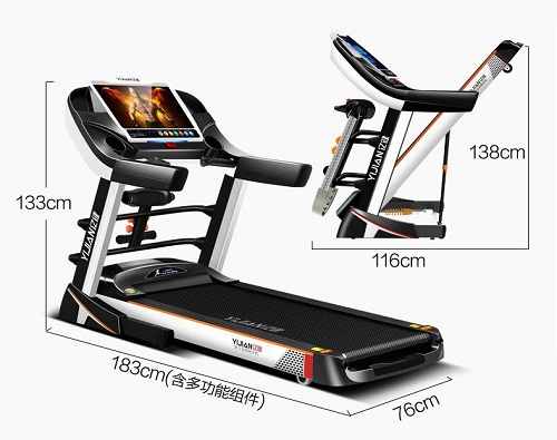 YIJIAN亿健跑步机8096多功能超静音折叠家用款