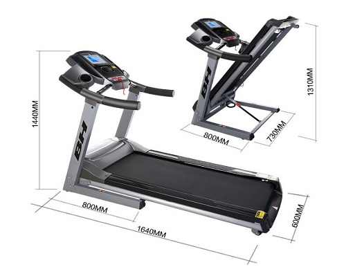 BH必艾奇跑步机BT6380静音折叠智能家用款