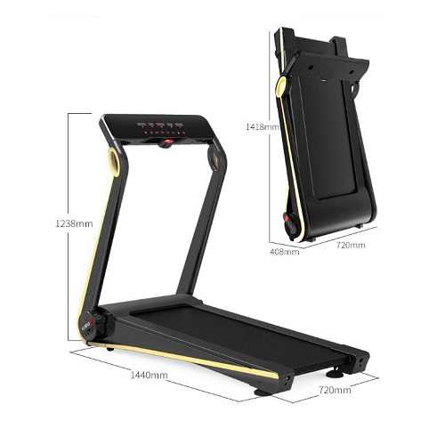 IUBU优步跑步机黑狐F3智能小型电动折叠式家用款