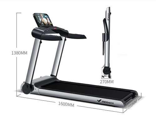 美国Merach麦瑞克跑步机灵犀U3小型折叠智能家用款
