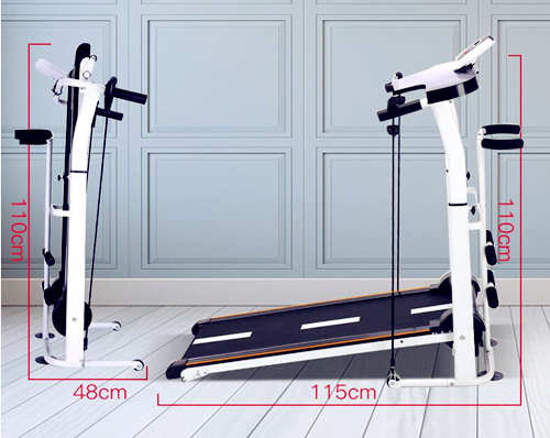 派炫跑步机SH300小型简易走步型折叠机械驱动家用款