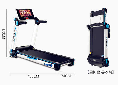 IUBU优步跑步机M7小型全尺寸折叠走步机型超静音智能电动家用款