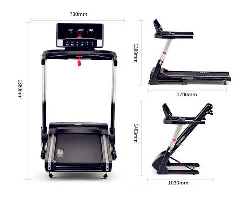 Reebok锐步跑步机A2.0T可折叠超静音健身房专用级智能电动家用款