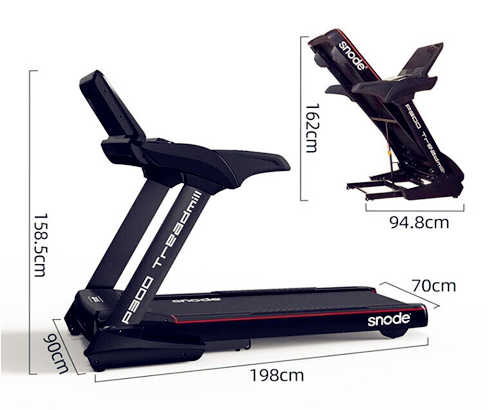 美国Sinuode斯诺德跑步机P300A电动折叠多功能健身房级智能家用款